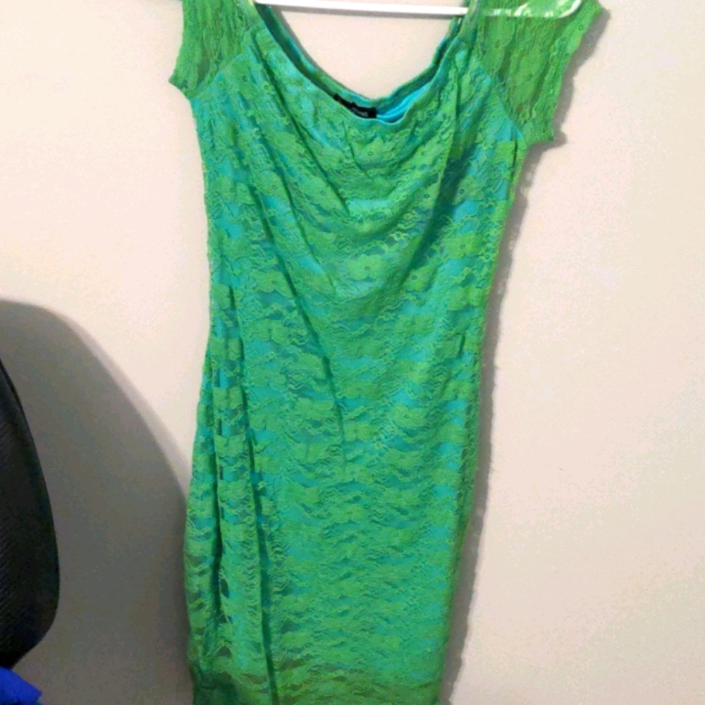 Green dress